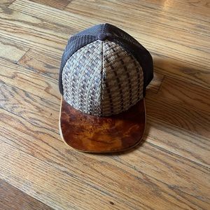 Handmade Bamboo Wood Brim Snapback Hat